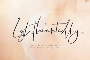 Lightheartedly Font Download