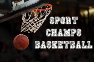 Sport Champs Basketball Font Download