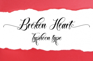 Broken Heart Font Download