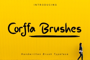 Corffa Brushes Font Download
