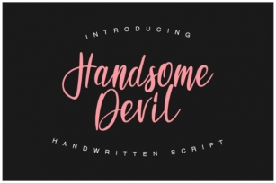 Handsome Devil Font Download