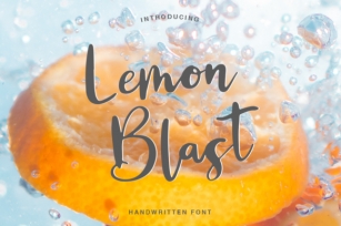 Lemon Blast Font Download