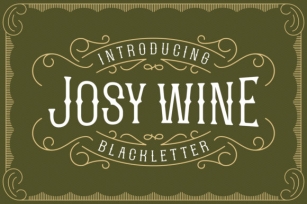 Josy Wine Font Download