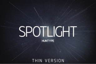 Spotlight Thin Font Download