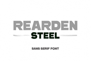 Rearden Steel Font Download
