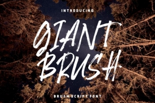 Giant Brush Font Download