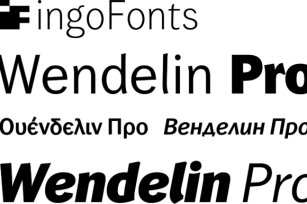 Wendelin Pro Font Download