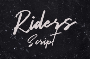 Riders Font Download
