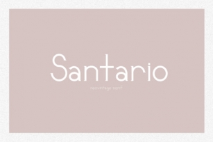 Santario Font Download