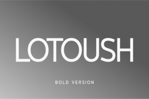 Lotoush Bold Font Download