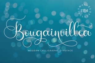 Bougainvillea Script Font Download