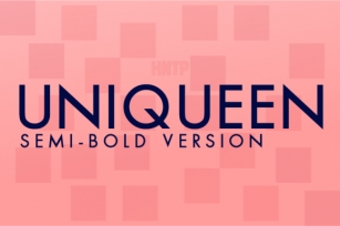 Uniqueen Semi-Bold Font Download
