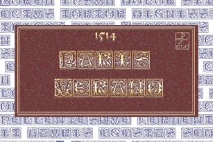 1514 Paris Verand Font Download