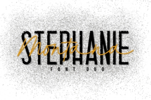 Stephanie Montana Duo Font Download