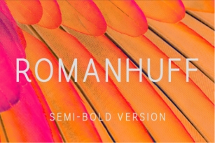 Romanhuff Semi-Bold Font Download