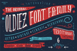 Oldiez Font Family Font Download