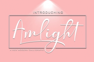 Amlight Font Download