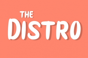 The Distro Font Download