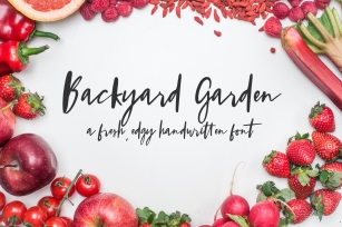 Backyard Garden Font Download