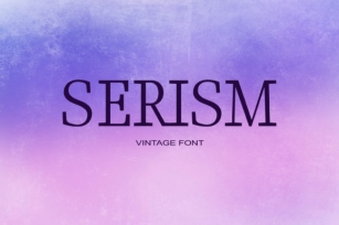Serism Font Download