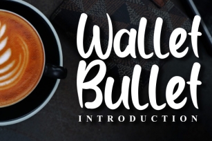 Wallet Bullet Font Download