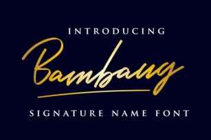 Bambang Font Download