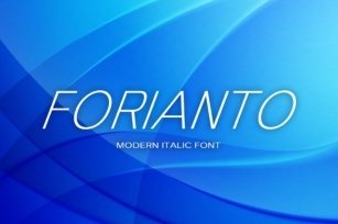 Forianto Font Download