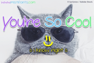 You’re So Cool Font Download