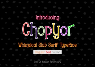 Chopyor Font Download