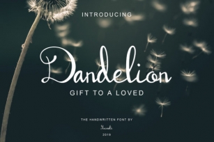 Dandelion Script Font Download