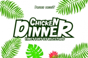 Chicken Dinner Font Download