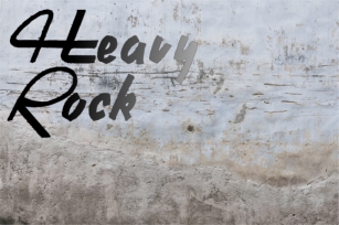 Heavy Rock Font Download