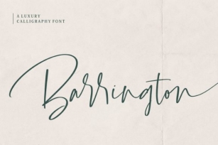 Barrington Font Download