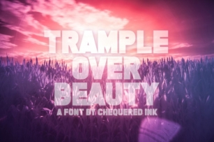 Trample Over Beauty Font Download