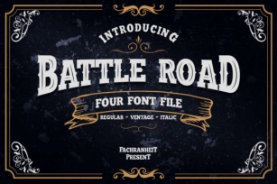 Battle Road Font Download