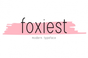 Foxiest Font Download