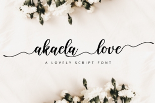 Akalea Love Font Download