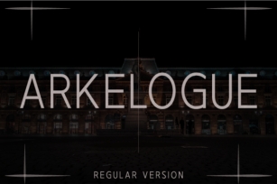 Arkelogue Regular Font Download