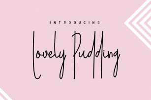 Lovely Pudding Font Download