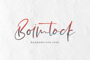 Boimtock Font Download