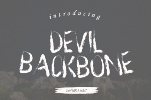 Devil Backbone Font Download