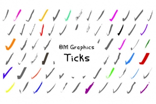 BM Graphics - Ticks Font Download