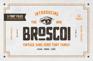 Broscoi Family Font Download