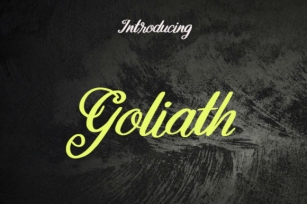 Goliath Font Download