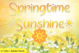 Springtime Sunshine Font Download