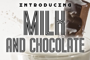 Milk and Chocolate Font Download
