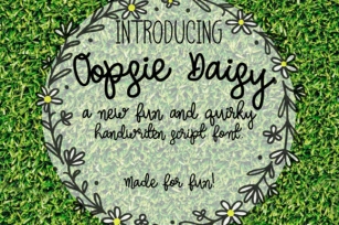 Oopsie Daisy Font Download