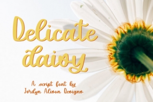 Delicate Daisy Font Download
