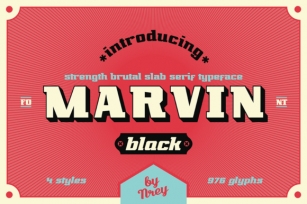 Marvin Black Font Download