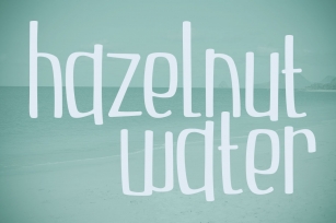 Hazelnut Water Font Download